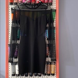 Black, long- sleeve, Forever 21 bodycon dress
